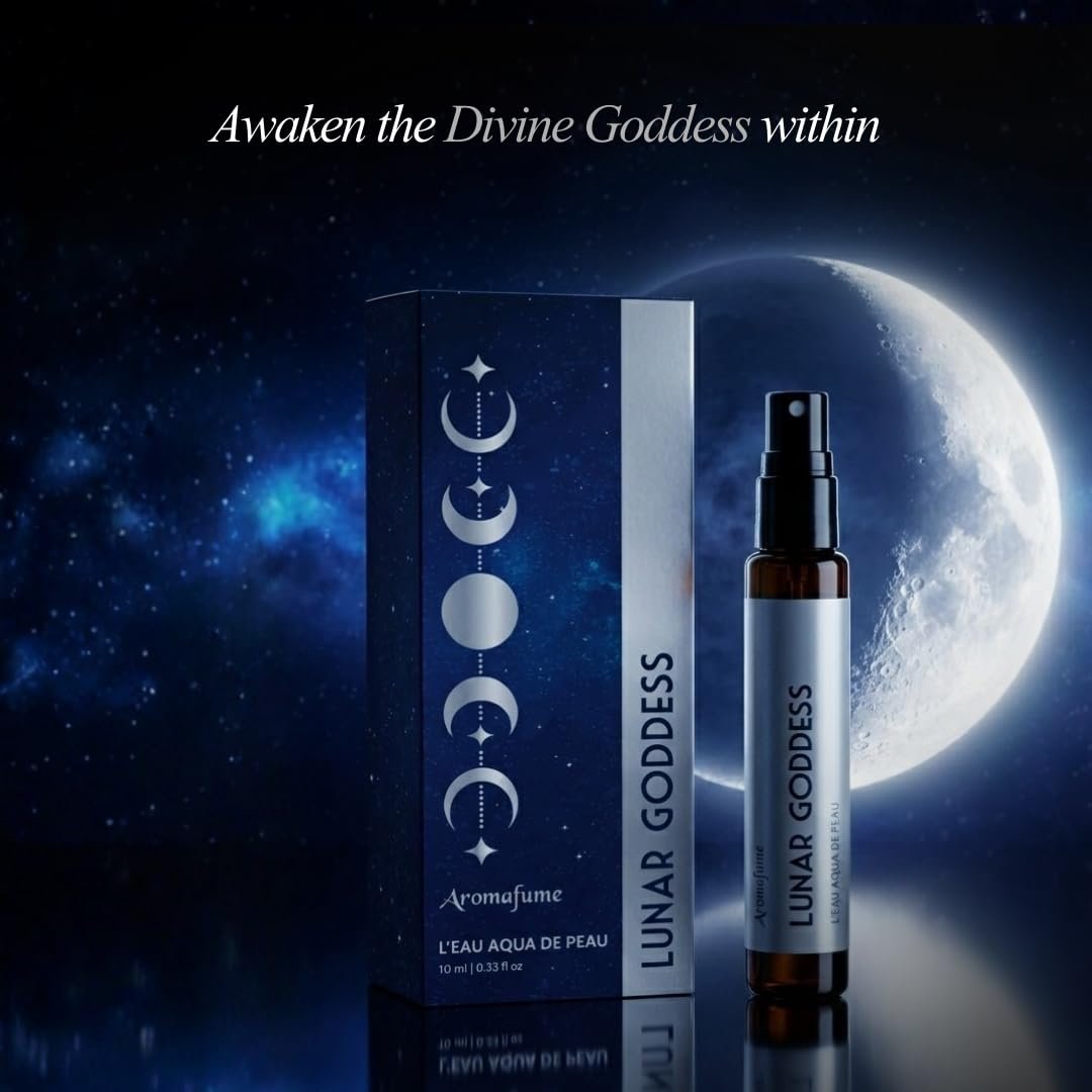 Lunar Goddess | 10ml Perfume | Travel Size | Floral & Spicy Eau de Parfum | Alcohol Free Clean Scent | Aromafume - görsel 13
