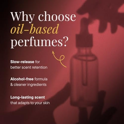 She Who Blooms | 10ml Perfume | Travel Size | Floral, Fresh & Citrusy | Neroli, Jasmine | Alcohol Free, Clean | Eau de Parfum | Luxury Scent | Premium Gifts | Long Lasting Fragrance | Aromafume Avelisse
