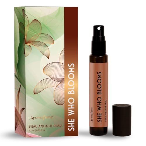 She Who Blooms | 10ml Perfume | Travel Size | Floral, Fresh & Citrusy | Neroli, Jasmine | Alcohol Free, Clean | Eau de Parfum | Luxury Scent | Premium Gifts | Long Lasting Fragrance | Aromafume Avelisse
