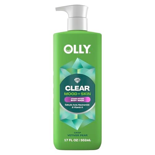 OLLY Body Wash Clear Mood + Skin with Salicylic Acid, Niacinamide & Vitamin A for Smoother Skin, 17 Fl Oz - görsel 2