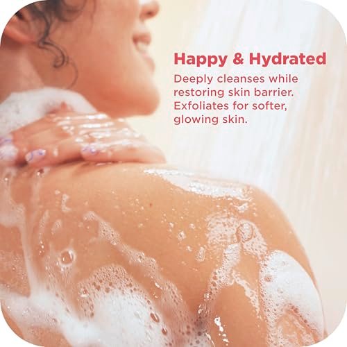 OLLY Exfoliating Body Wash Happy Mood + Skin - Jojoba Beads, Pineapple Enzymes & Vitamin C for Softer, Glowing Skin - 17 Fl Oz - görsel 14