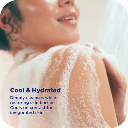 OLLY Body Wash Cool Mood + Skin - Hydrating & Cooling Body Wash with Arnica & Vitamin B12, 17 Fl Oz
