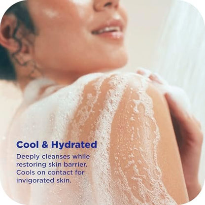 OLLY Body Wash Cool Mood + Skin - Hydrating & Cooling Body Wash with Arnica & Vitamin B12, 17 Fl Oz