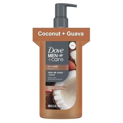 Dove Men+Care Coconut & Guava Moisturizing Body Wash - Sulfate Free, Paraben Free, Dye Free - 26 oz - görsel 2