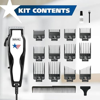 Wahl USA Anthem Classic Haircutting Kit – Corded Hair Clipper for Men with No-Snag Blades, Powerful POWERDRIVE Motor & Adjustable Fade Lever – Model 3029140 Avelisse