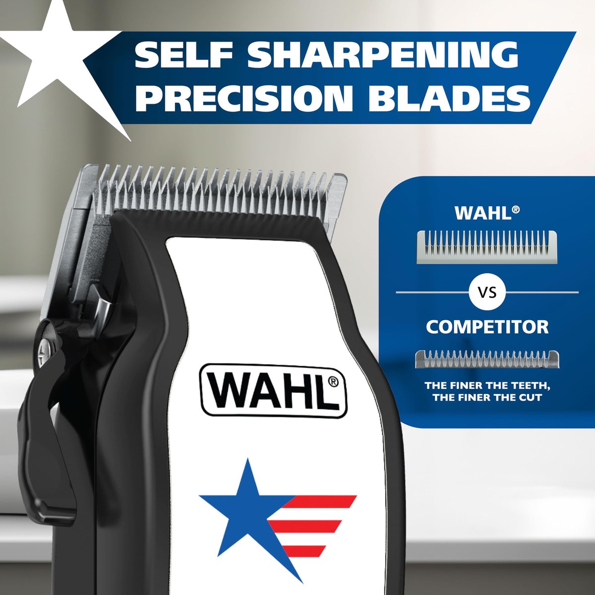 Wahl USA Anthem Classic Haircutting Kit – Corded Hair Clipper for Men with No-Snag Blades, Powerful POWERDRIVE Motor & Adjustable Fade Lever – Model 3029140 Avelisse