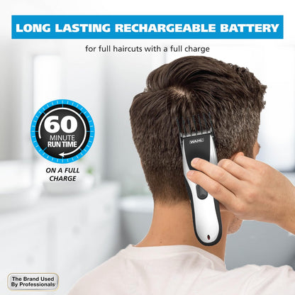 Wahl Home Pro Cordless Rechargeable Hair Clippers for Men – Precision Blades & Snap-N-Lock Guards, Model 3028835 Avelisse