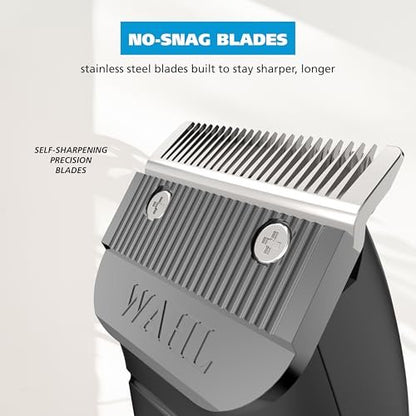 Wahl Home Pro Cordless Rechargeable Hair Clippers for Men – Precision Blades & Snap-N-Lock Guards, Model 3028835 Avelisse