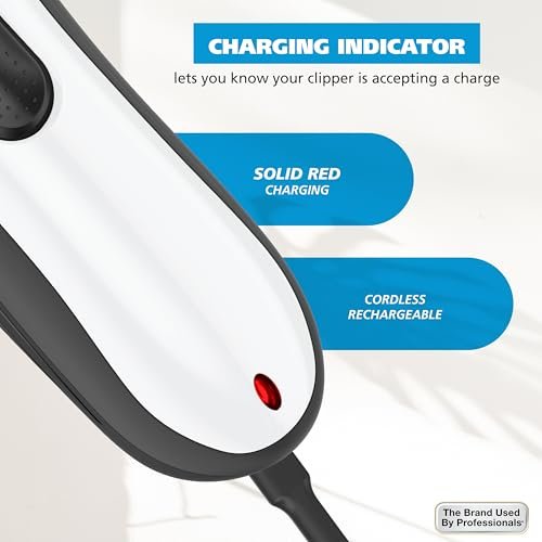 Wahl Home Pro Cordless Rechargeable Hair Clippers for Men – Precision Blades & Snap-N-Lock Guards, Model 3028835 Avelisse