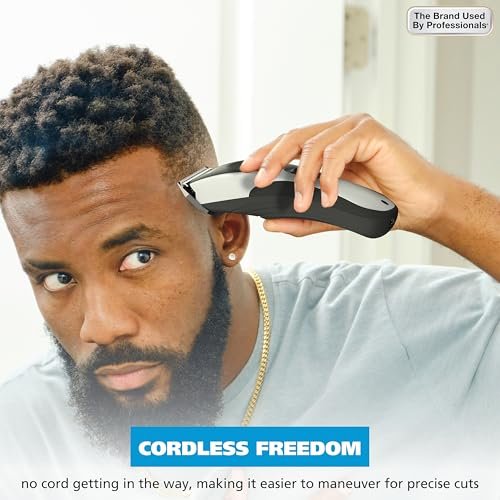 Wahl Home Pro Cordless Rechargeable Hair Clippers for Men – Precision Blades & Snap-N-Lock Guards, Model 3028835 Avelisse