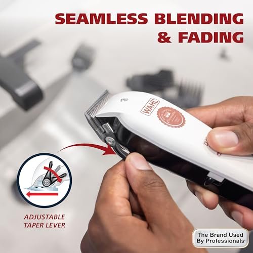 Wahl USA Classic Edition Corded Hair Clippers & Cordless Trimmer - POWERDRIVE Motor for Smooth Haircutting - Model 3029167 Avelisse