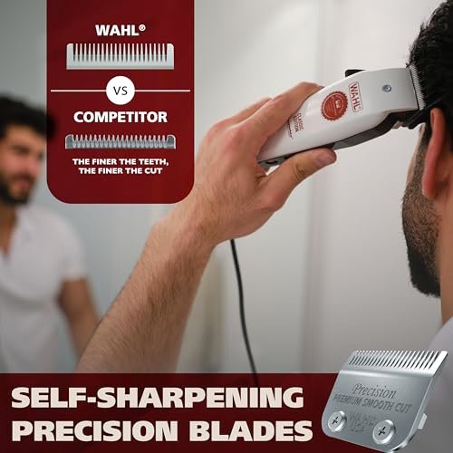 Wahl USA Classic Edition Corded Hair Clippers & Cordless Trimmer - POWERDRIVE Motor for Smooth Haircutting - Model 3029167 Avelisse