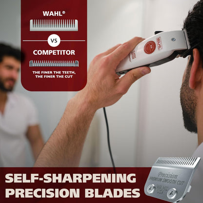 Wahl USA Classic Edition Corded Hair Clippers & Cordless Trimmer - POWERDRIVE Motor for Smooth Haircutting - Model 3029167 Avelisse