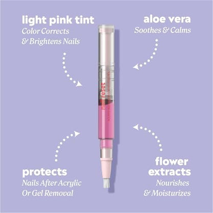 Onyx Professional Nail Repair Pen - Light Pink Tint - Restore Damaged Nails from Gel & Acrylics, 0.13 fl oz Avelisse