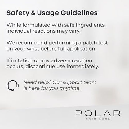 Polar Haircare Blonde Coloring Shampoo for Gray Hair – Semi-Permanent Red Color, Vegan & Ammonia-Free (6.76 Fl Oz) Avelisse