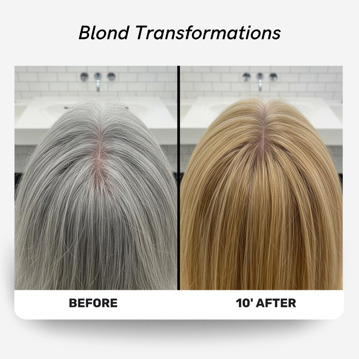 Polar Haircare Blonde Coloring Shampoo for Gray Hair – Semi-Permanent Red Color, Vegan & Ammonia-Free (6.76 Fl Oz) Avelisse