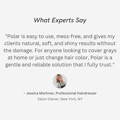 Polar Haircare Blonde Coloring Shampoo for Gray Hair – Semi-Permanent Red Color, Vegan & Ammonia-Free (6.76 Fl Oz) Avelisse
