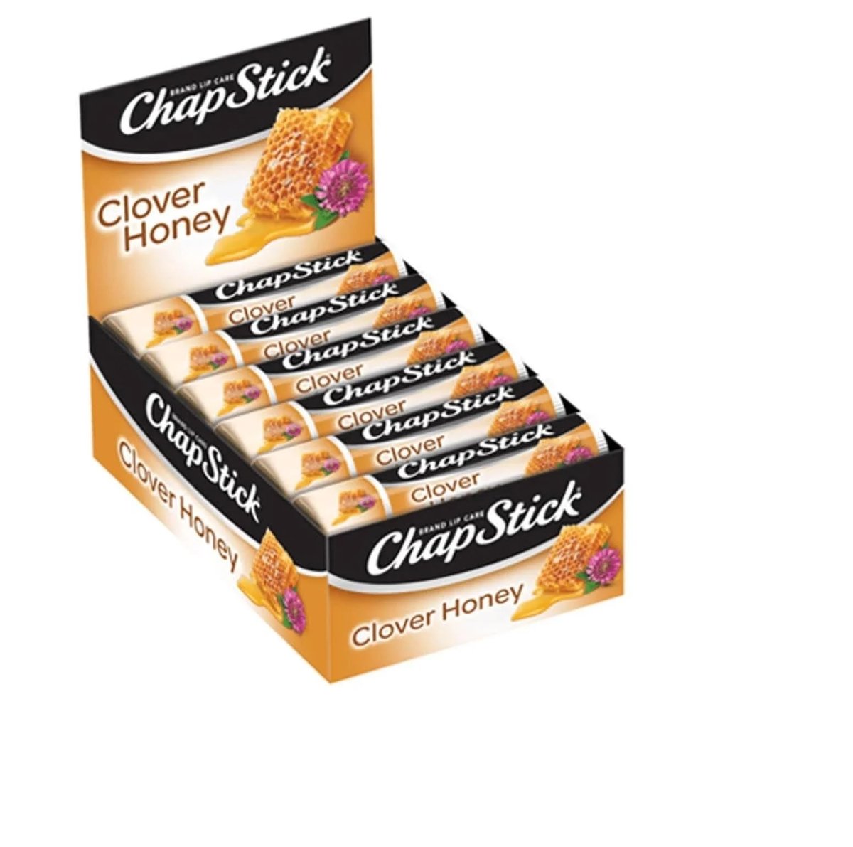 ChapStick Lip Moisturizer Clover Honey 12-Pack Limited Edition Bulk Lip Balm - Sweet & Aromatic, 0.15 oz Each Avelisse