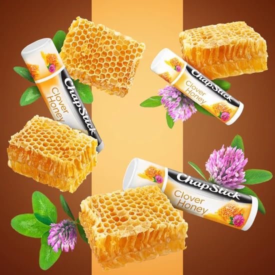 ChapStick Lip Moisturizer Clover Honey 12-Pack Limited Edition Bulk Lip Balm - Sweet & Aromatic, 0.15 oz Each Avelisse