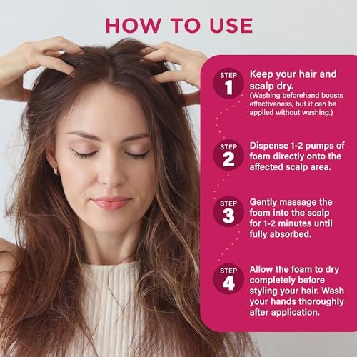 5% Minoxidil Foam for Women Hair Growth | Extra Strength Hair Regrowth Treatment – Revitalize Hair Follicles & Regrow Thicker, Fuller Hair – Hair Loss Solution (2-Pack) Avelisse