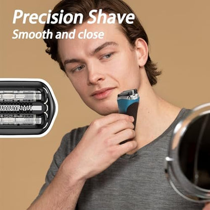 GORLENT 2 Pack Series 3 Pro Replacement Head for Branus All S3 Shavers – Close & Smooth Shave Avelisse