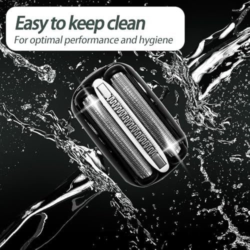 GORLENT 2 Pack Series 3 Pro Replacement Head for Branus All S3 Shavers – Close & Smooth Shave Avelisse