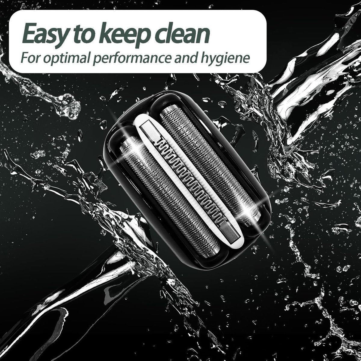 GORLENT 2 Pack Series 3 Pro Replacement Head for Branus All S3 Shavers – Close & Smooth Shave Avelisse