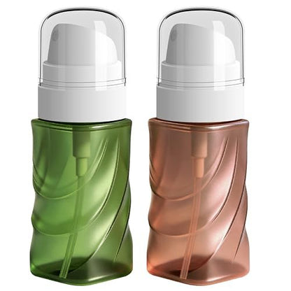 RNOAFMU 2 Pack Small Spray Bottle 2oz/60ml, Travel Size Mini Fine Mist Spray Bottles, Leakproof & Refillable Empty Spray Bottle for Hair, Face, Plant and Cleaning