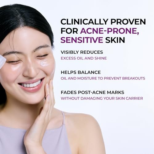 JUMISO Niacinamide 2+ Oil Control Cream - Korean Face Moisturizer for Oily & Acne Prone Skin, Pore Minimizing, Sebum Balancing with Hyaluronic Acid, Tranexamic Acid, Galactomyces, 2.7 fl.oz Avelisse