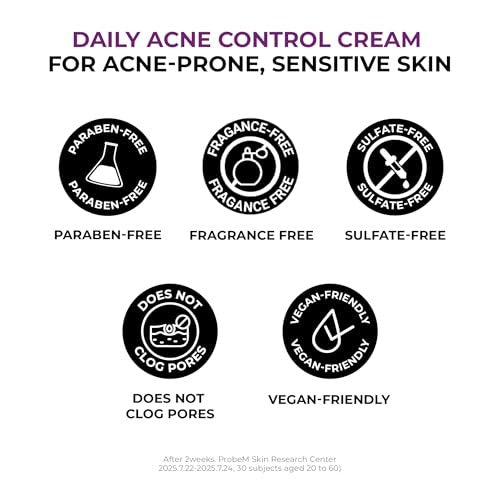 JUMISO Niacinamide 2+ Oil Control Cream - Korean Face Moisturizer for Oily & Acne Prone Skin, Pore Minimizing, Sebum Balancing with Hyaluronic Acid, Tranexamic Acid, Galactomyces, 2.7 fl.oz Avelisse
