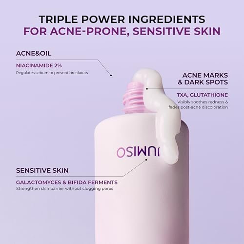 JUMISO Niacinamide 2+ Oil Control Cream - Korean Face Moisturizer for Oily & Acne Prone Skin, Pore Minimizing, Sebum Balancing with Hyaluronic Acid, Tranexamic Acid, Galactomyces, 2.7 fl.oz Avelisse