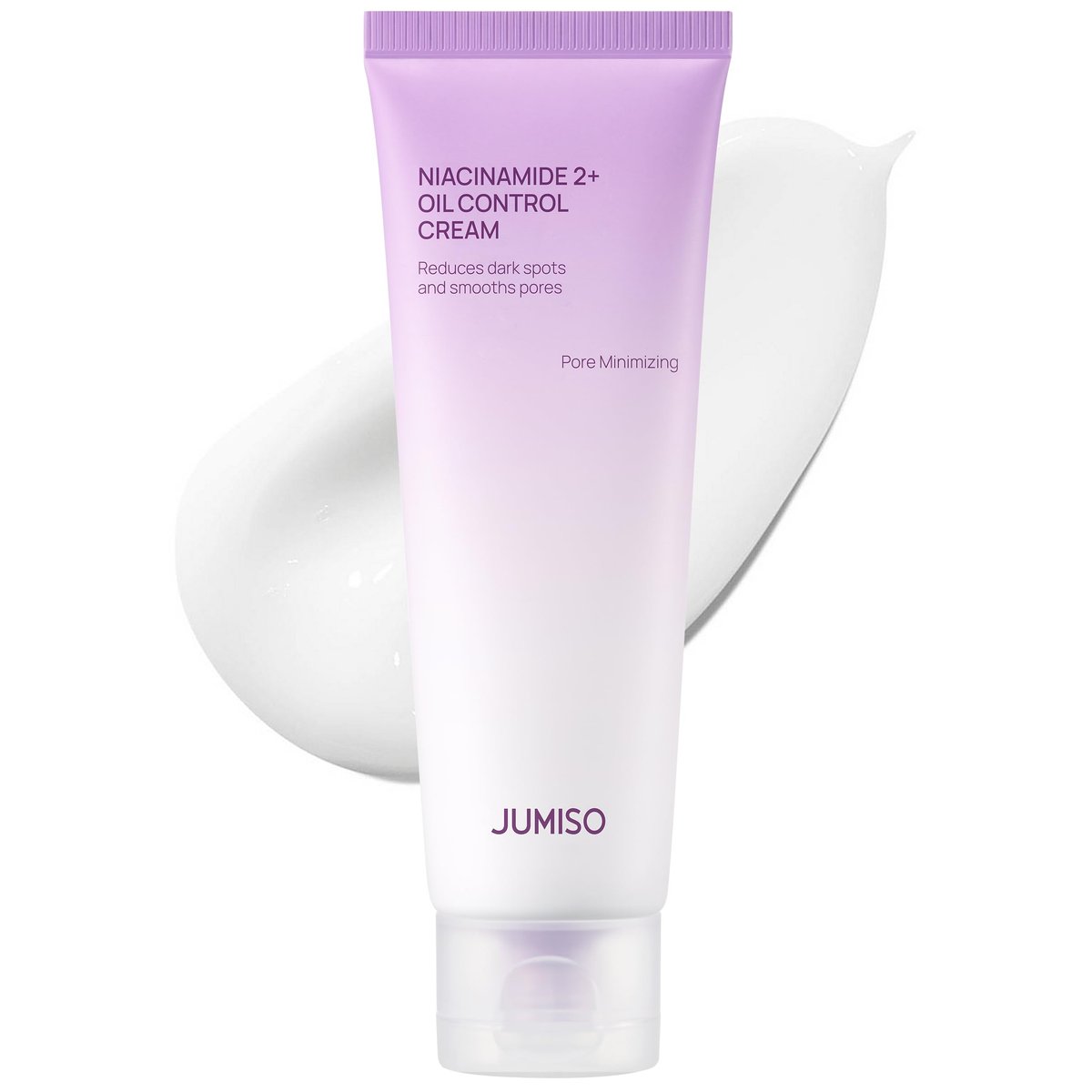 JUMISO Niacinamide 2+ Oil Control Cream - Korean Face Moisturizer for Oily & Acne Prone Skin, Pore Minimizing, Sebum Balancing with Hyaluronic Acid, Tranexamic Acid, Galactomyces, 2.7 fl.oz Avelisse