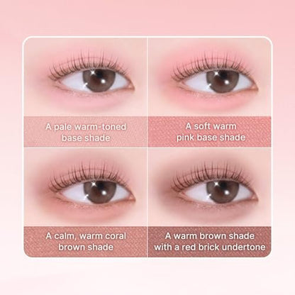 dasique Multi Quad Eyeshadow #03 Soft Tutu – 4-Color Pink Nude Palette