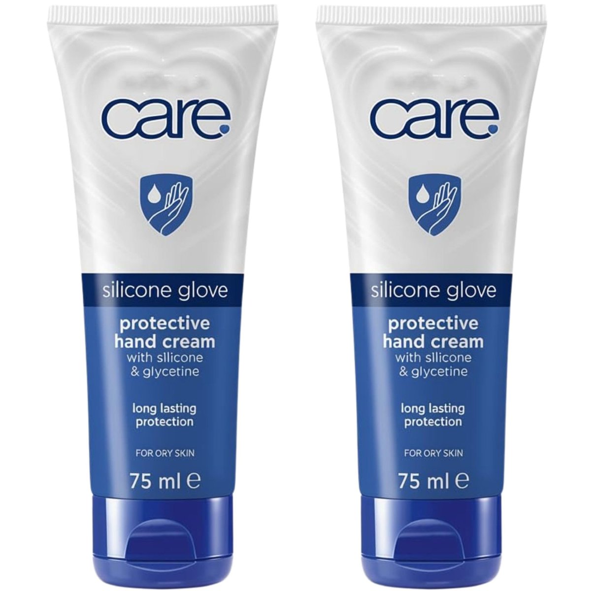 Care Protective Hand Cream with Silicone Glove Effect – Dry Skin Moisturizer Enriched with Glycerine, Almond Oil and Vitamin E, 2.5 fl oz 2 Pack Avelisse