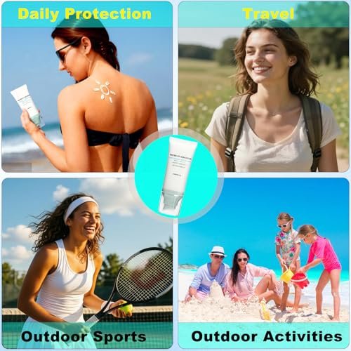Korean Centella Sunscreen SPF 50+ Broad Spectrum - No White Cast Mineral Formula, Lightweight Daily Face Sunscreen for Sensitive Skin 1.69 oz - görsel 12