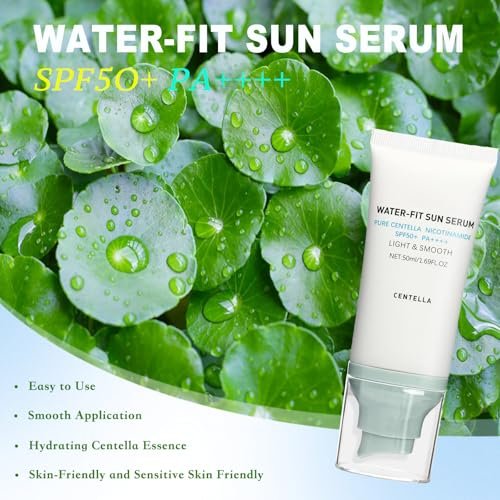 Korean Centella Sunscreen SPF 50+ Broad Spectrum - No White Cast Mineral Formula, Lightweight Daily Face Sunscreen for Sensitive Skin 1.69 oz - görsel 8