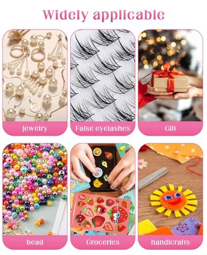 Geyynow 18-Pack Press on Nail Packaging Cases – Acrylic False Nail Storage Boxes with 60 Adhesive Tabs - görsel 10