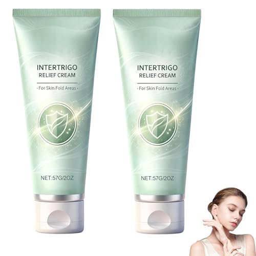 Lucift Intertrigo Cream (2-Pack) – Skin Fold Care & Chafing Support Cream, Fast-Drying Non-Greasy Formula for Friction-Prone Areas, Daily Use Avelisse