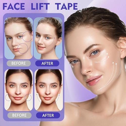 NBF 180 PCS Face Lift Tape - Invisible Instant Facelift Tapes for Lifting & Tightening Skin Avelisse