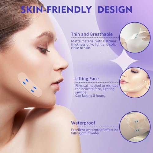 NBF 180 PCS Face Lift Tape - Invisible Instant Facelift Tapes for Lifting & Tightening Skin Avelisse