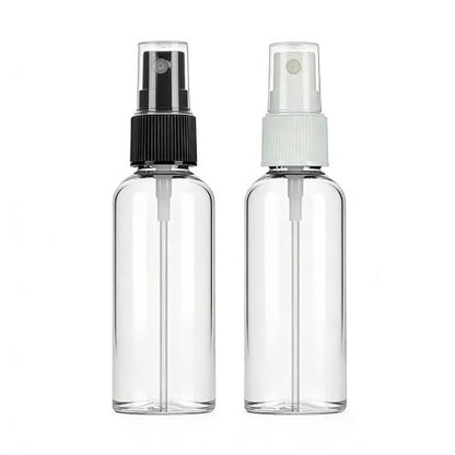Lekroos 1 Oz Travel Spray Bottles 2 Pack - Thickened Reusable Refillable Plastic Sprayers for Travel, Hair, Cleaning