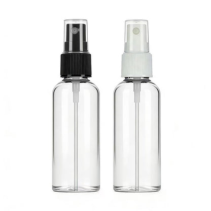 Lekroos 1 Oz Travel Spray Bottles 2 Pack - Thickened Reusable Refillable Plastic Sprayers for Travel, Hair, Cleaning