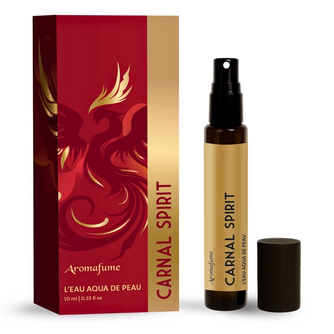 Carnal Spirit | 10ml Travel Size Eau de Parfum | Warm, Spicy, Woody Fragrance | Alcohol-Free, Long Lasting | Aromafume Avelisse