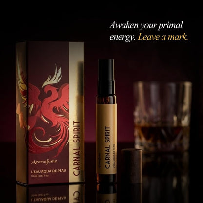 Carnal Spirit | 10ml Travel Size Eau de Parfum | Warm, Spicy, Woody Fragrance | Alcohol-Free, Long Lasting | Aromafume Avelisse