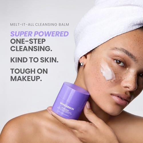 Wonderskin Melt It All Balm to Milk Makeup Remover - Gentle Hydrating Face Cleanser with Centella and Chamomile - görsel 16