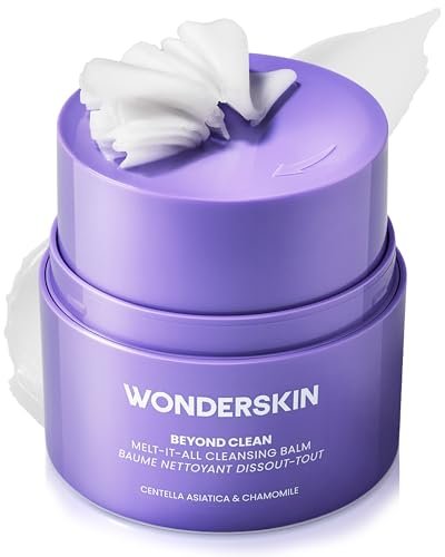 Wonderskin Melt It All Balm to Milk Makeup Remover - Gentle Hydrating Face Cleanser with Centella and Chamomile