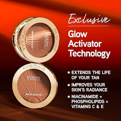 Bronze Booster™ Sun Bronzer Glow Activated Pressed Bronzer - Solar Bronze Avelisse