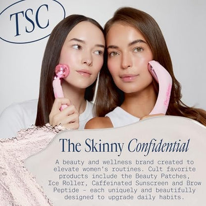 The Skinny Confidential Disposable Face Towels (50 Count) – Silky Soft Gentle Facial Towels, Thick & Highly Absorbent, Premium 100% Rayon Made from Bamboo for Sensitive Skin Avelisse