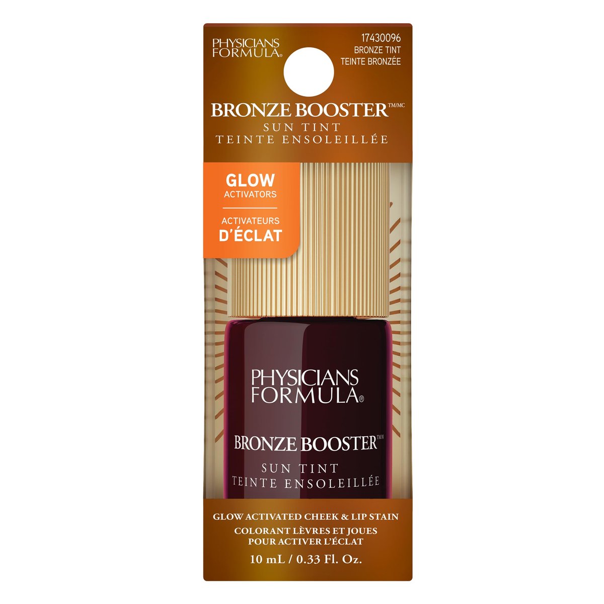 Bronze Booster™ Sun Tint Glow Activated Cheek & Lip Stain - Bronze Tint, 0.33 Fl Oz Avelisse