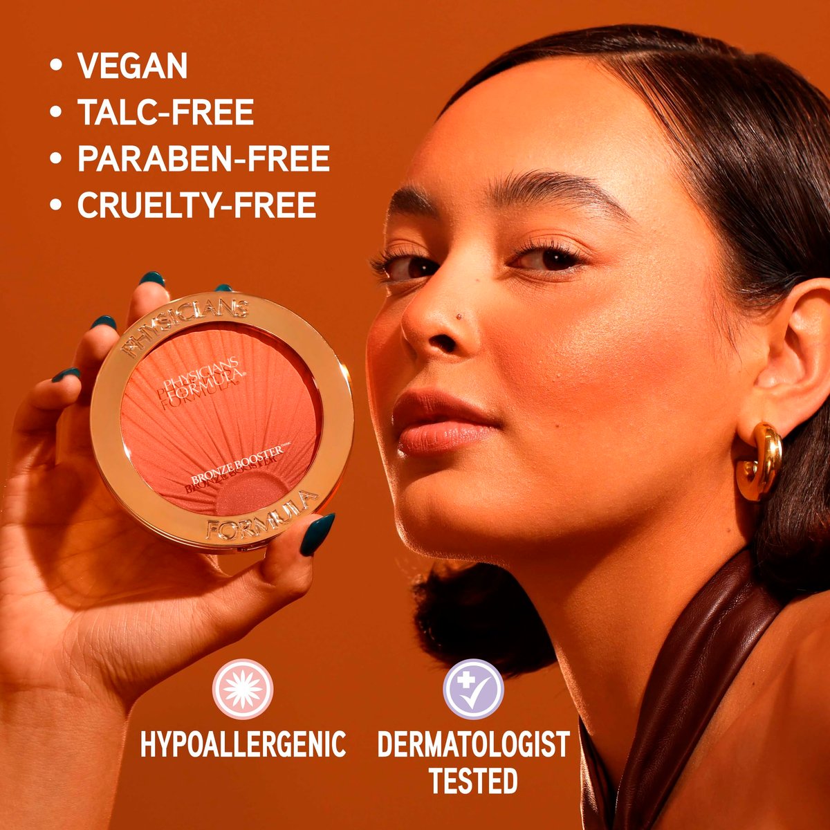 Bronze Booster™ Sol Blush Glow Activated Pressed Blush - Summer Sunset Avelisse